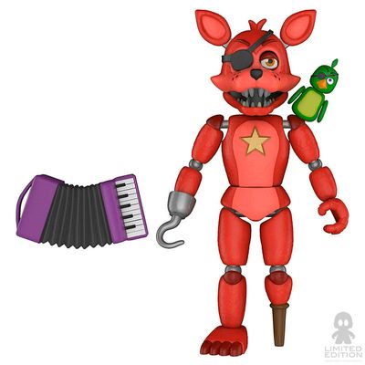 Funko Figura Articulada Rockstar Foxy Five Nights At Freddy'S By Scott Cawthon - Limited Edition