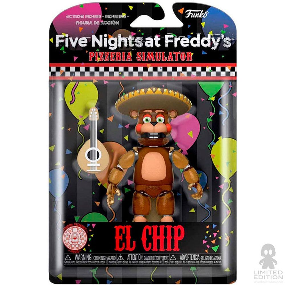 Funko Figura Articulada El Chip Five Nights At Freddy'S By Scott Cawthon - Limited Edition