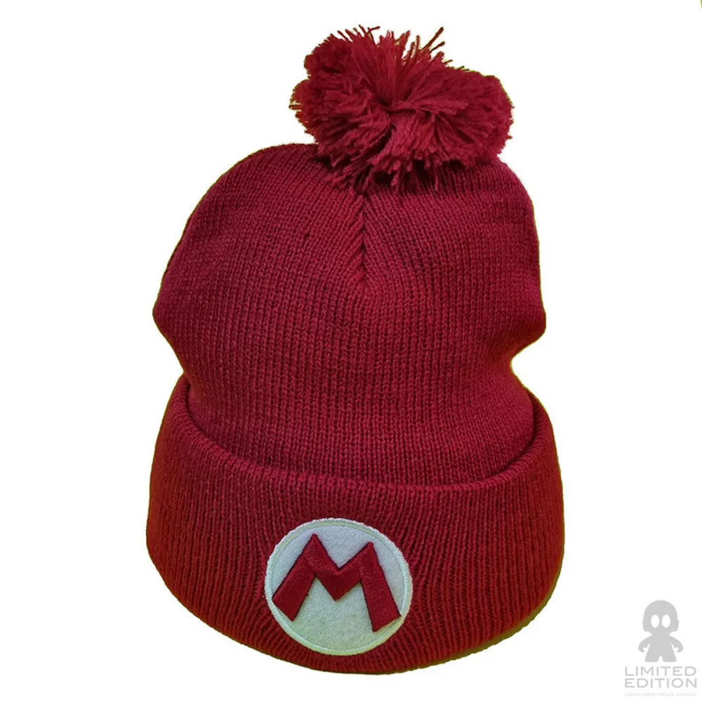 Limited Edition Gorro Rojo Logo Mario Bros By Nintendo - Limited Edition