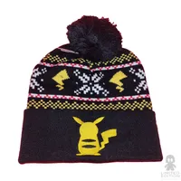 Limited Edition Gorro Negro Pikachu Navideño Pokémon By Nintendo - Limited Edition