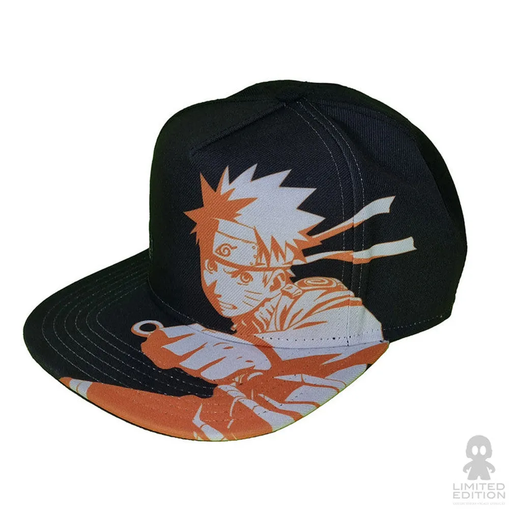 Limited Edition Gorra Negra Ajustable Naruto By Masashi Kishimoto - Limited Edition