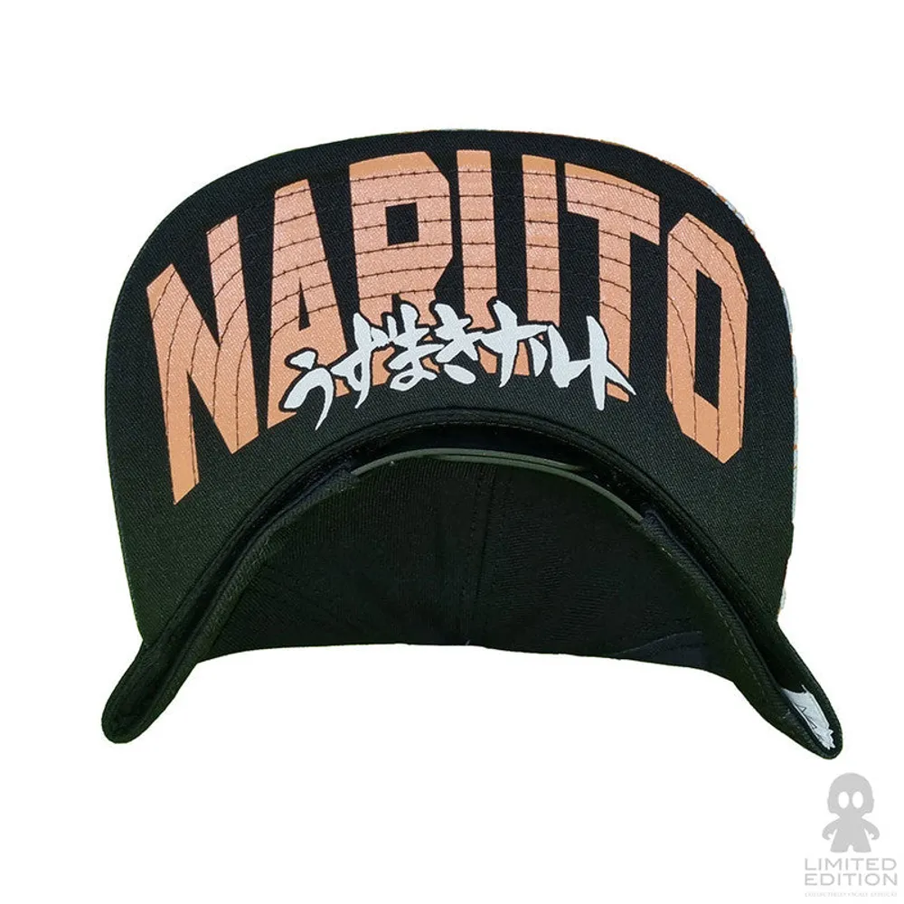 Limited Edition Gorra Negra Ajustable Naruto By Masashi Kishimoto - Limited Edition