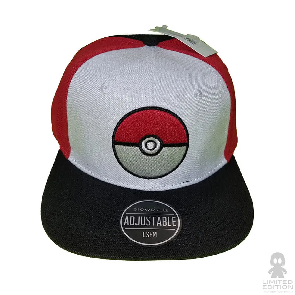 Limited Edition Gorra Ajustable Pokebola Pokémon By Nintendo - Limited Edition