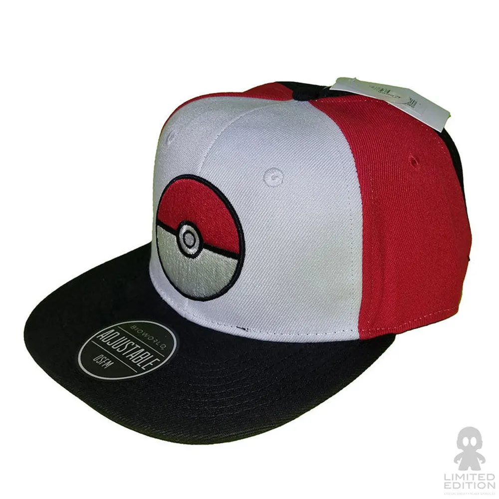 Limited Edition Gorra Ajustable Pokebola Pokémon By Nintendo - Limited Edition