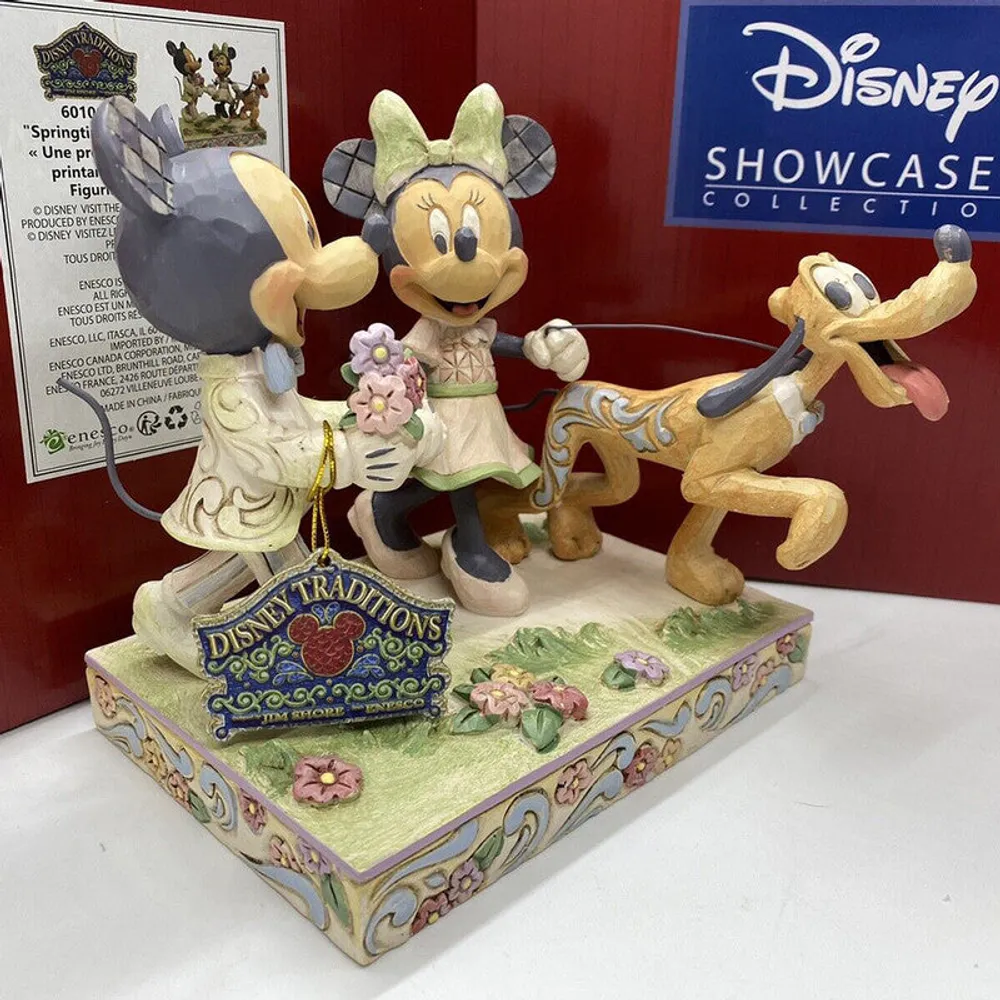 Enesco Estatuilla Springtime Stroll Mickey Mouse And Friends By Disney - Limited Edition