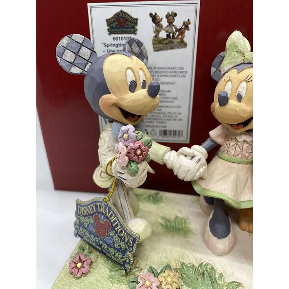 Enesco Estatuilla Springtime Stroll Mickey Mouse And Friends By Disney - Limited Edition