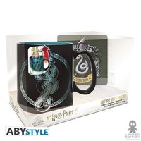 Abystyle Set Taza Y Portavasos Slytherin Harry Potter - Limited Edition