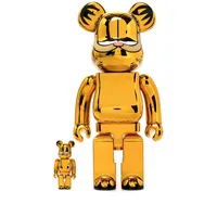 Medicom Figura Bearbrick Garfield Escala: 100% & 400% Garfield By Jim Davis - Limited Edition