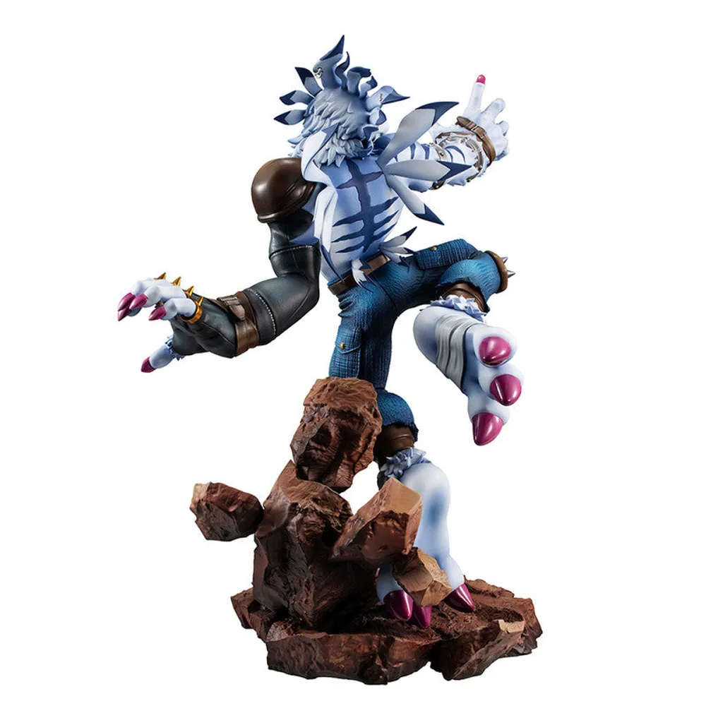 Preventa Megahouse Estatuilla Were Garurumon Digimon By Akiyoshi Hongo - Limited Edition