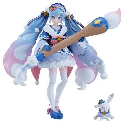 Preventa Max Factory Figura Articulada Snow Miku Serene Winter Ver. Vocaloid By Crypton Future Media - Limited Edition