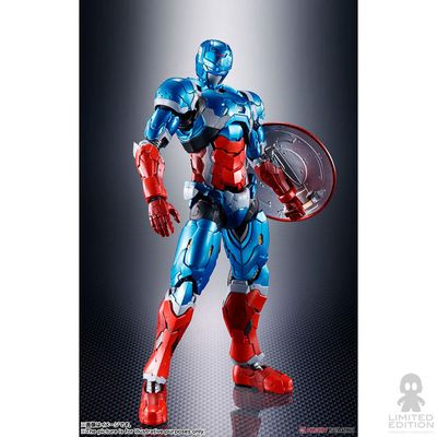 Bandai Figura Articulada Tamashii Nations S.H.Figuarts Captain America Tech-On Avengers By Marvel - Limited Edition