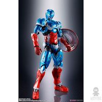 Bandai Figura Articulada Tamashii Nations S.H.Figuarts Captain America Tech-On Avengers By Marvel - Limited Edition