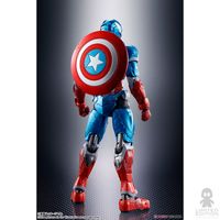 Bandai Figura Articulada Tamashii Nations S.H.Figuarts Captain America Tech-On Avengers By Marvel - Limited Edition