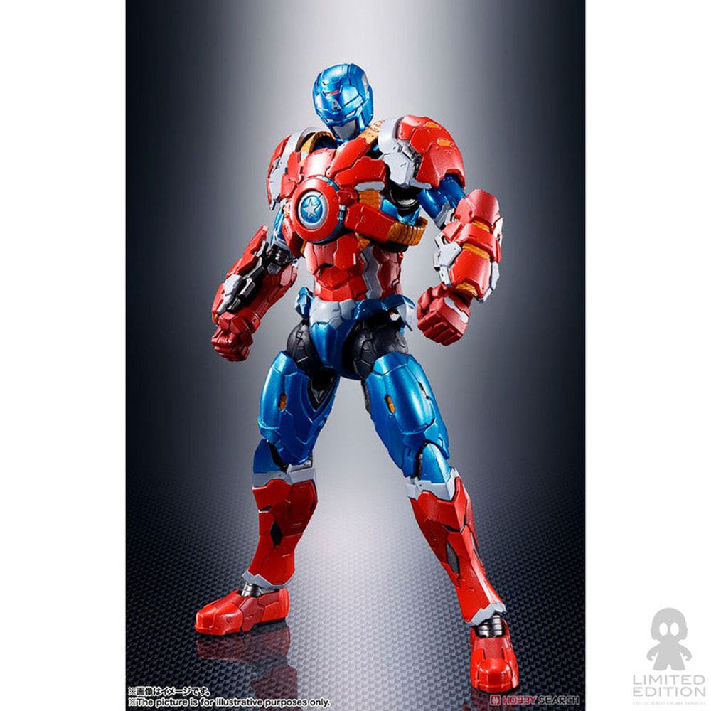 Bandai Figura Articulada Tamashii Nations S.H.Figuarts Captain America Tech-On Avengers By Marvel - Limited Edition