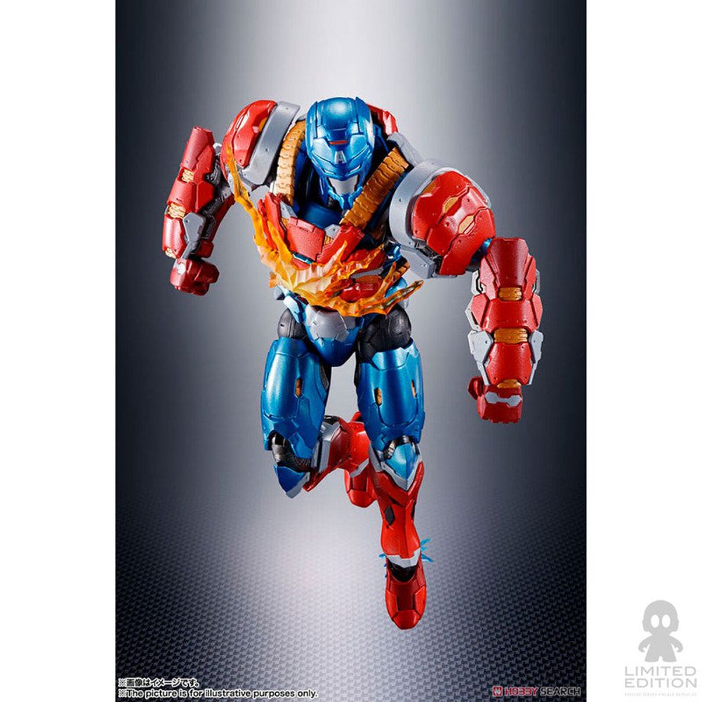 Bandai Figura Articulada Tamashii Nations S.H.Figuarts Captain America Tech-On Avengers By Marvel - Limited Edition