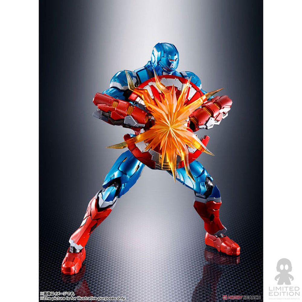 Bandai Figura Articulada Tamashii Nations S.H.Figuarts Captain America Tech-On Avengers By Marvel - Limited Edition