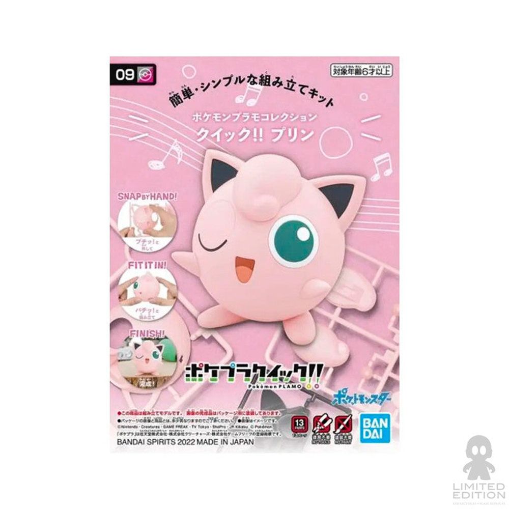 Bandai Model Kit Jigglypuff Pokémon By Nintendo - Limited Edition