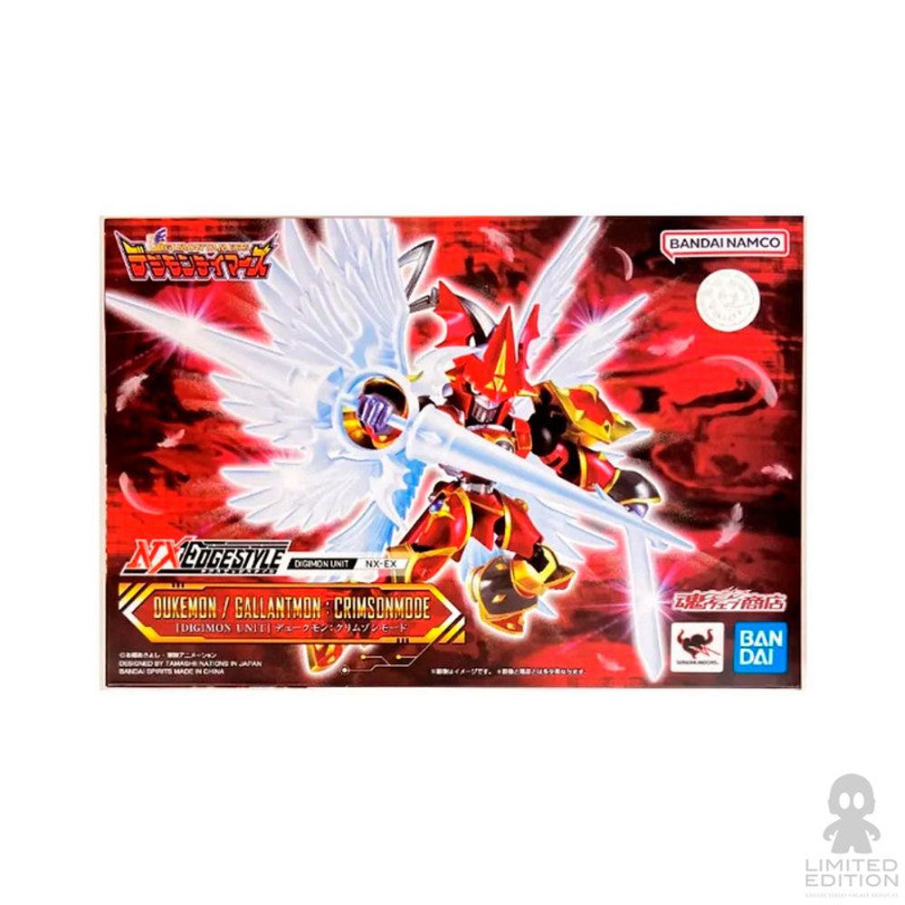 Bandai Figura Articulada Nx Edgestyle Dukemon / Gallantmon Crimsonmode Digimon Tamers By Toei Animation - Limited Edition