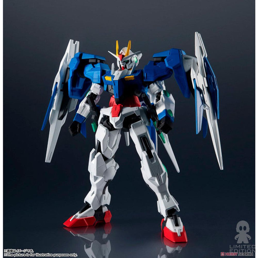 Bandai Figura Articulada Gn-0000+Gnr-010 00 Raiser Gu-23 Gundam Universe By Yoshikazu Yasuhiko - Limited Edition