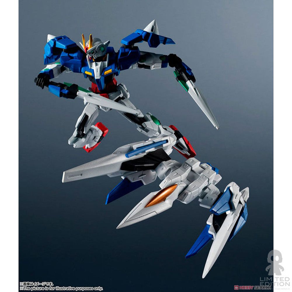 Bandai Figura Articulada Gn-0000+Gnr-010 00 Raiser Gu-23 Gundam Universe By Yoshikazu Yasuhiko - Limited Edition