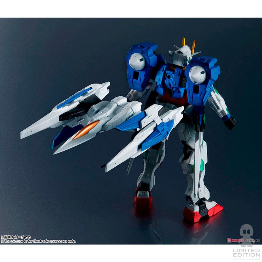 Bandai Figura Articulada Gn-0000+Gnr-010 00 Raiser Gu-23 Gundam Universe By Yoshikazu Yasuhiko - Limited Edition