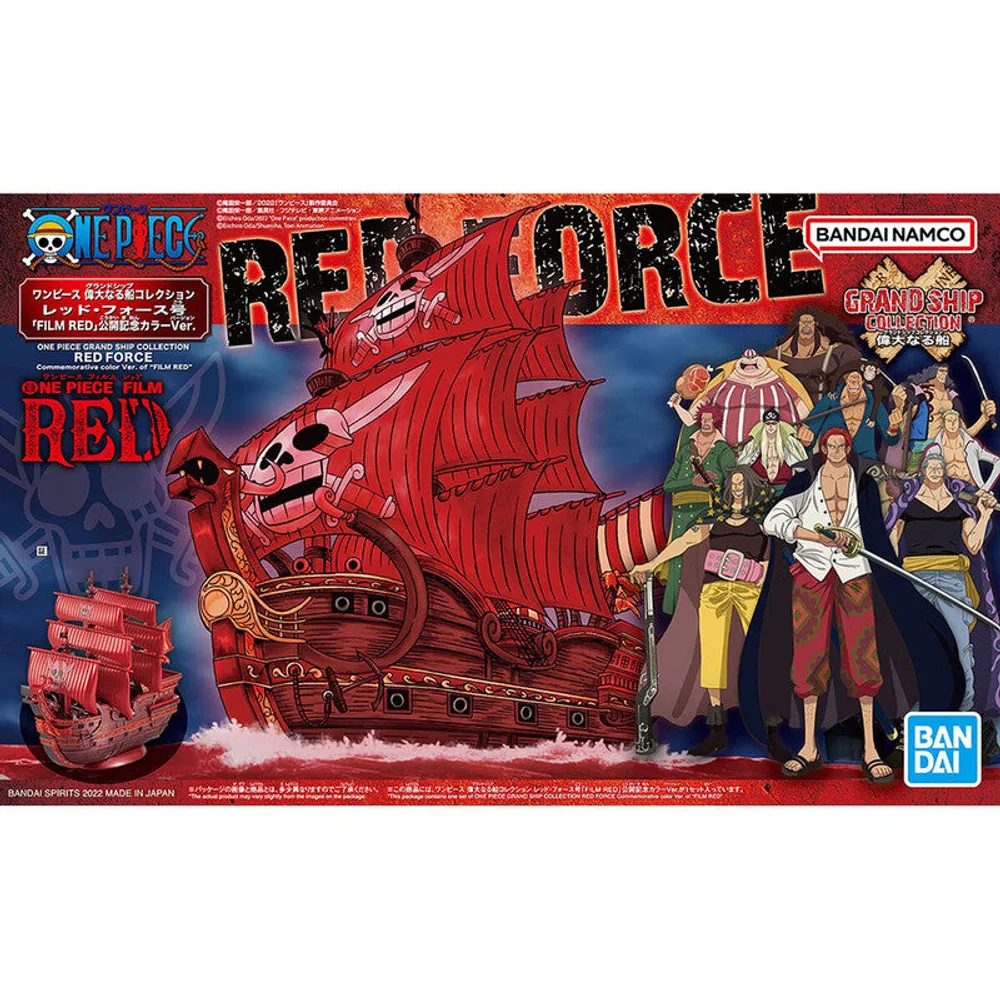 Bandai Model Kit Red Force Film Red Grand Ship Collection One Piece By Eiichirō Oda - Limited Edition