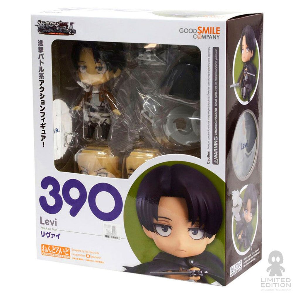 Good Smile Company Figura Articulada Nendoroid Levi Attack On Titan By Hajime Isayama - Limited Edition