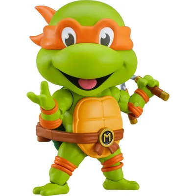 Preventa Good Smile Company Figura Articulada Nendoroid Michelangelo Las Tortugas Ninja By Nickelodeon - Limited Edition