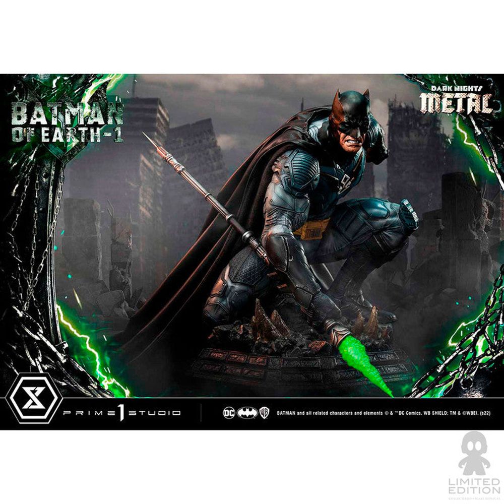 Preventa Prime 1 Studio Estatua Batman Of Earth -1 Dark Nights: Metal By DC - Limited Edition