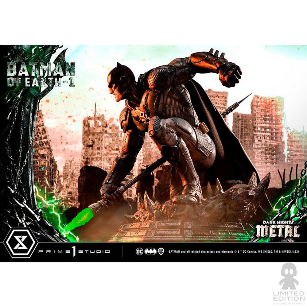 Preventa Prime 1 Studio Estatua Batman Of Earth -1 Dark Nights: Metal By DC - Limited Edition