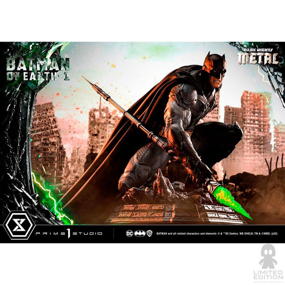 Preventa Prime 1 Studio Estatua Batman Of Earth -1 Dark Nights: Metal By DC - Limited Edition