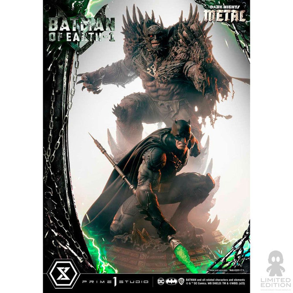 Preventa Prime 1 Studio Estatua Batman Of Earth -1 Dark Nights: Metal By DC - Limited Edition