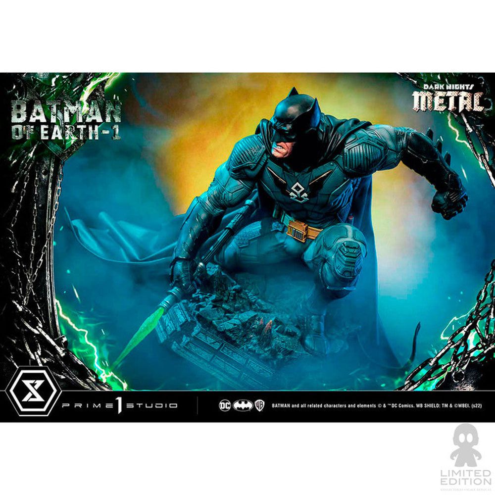 Preventa Prime 1 Studio Estatua Batman Of Earth -1 Dark Nights: Metal By DC - Limited Edition