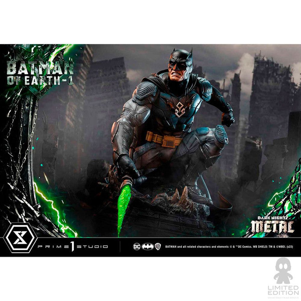 Preventa Prime 1 Studio Estatua Batman Of Earth -1 Dark Nights: Metal By DC - Limited Edition