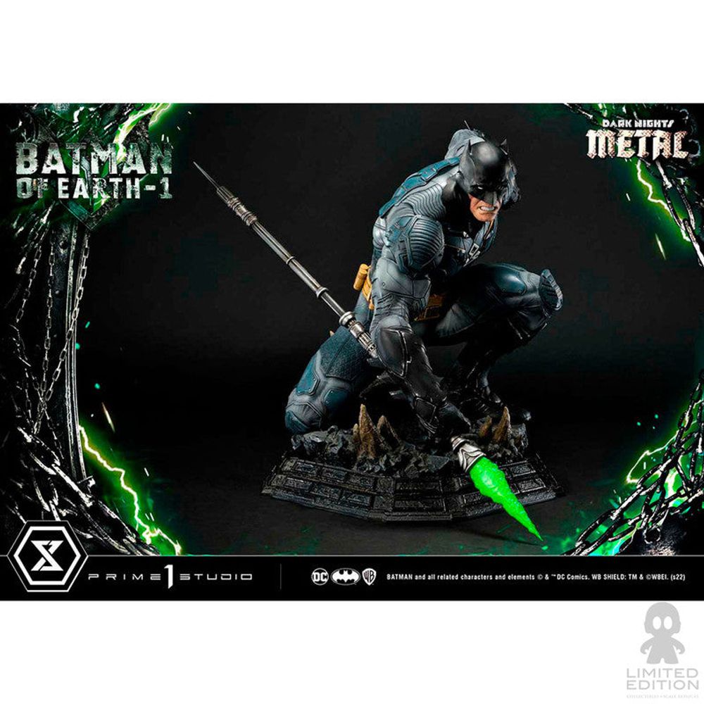 Preventa Prime 1 Studio Estatua Batman Of Earth -1 Dark Nights: Metal By DC - Limited Edition