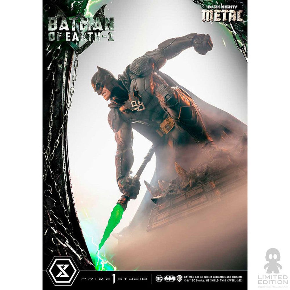 Preventa Prime 1 Studio Estatua Batman Of Earth -1 Dark Nights: Metal By DC - Limited Edition