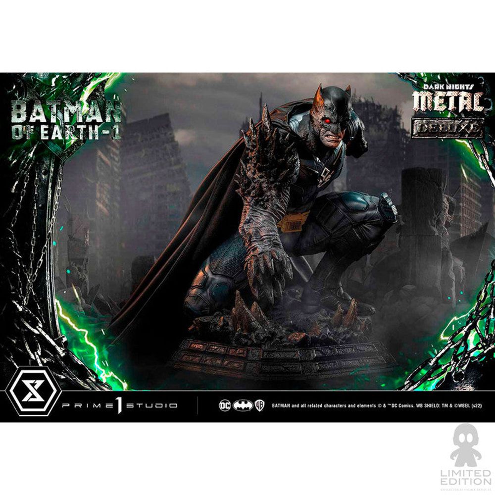 Preventa Prime 1 Studio Estatua Batman Of Earth 1 Deluxe Ver. Dark Nights: Metal By DC - Limited Edition