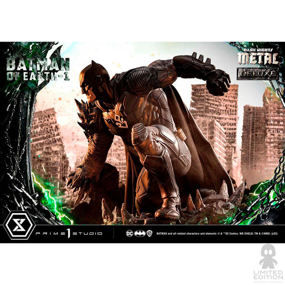 Preventa Prime 1 Studio Estatua Batman Of Earth 1 Deluxe Ver. Dark Nights: Metal By DC - Limited Edition