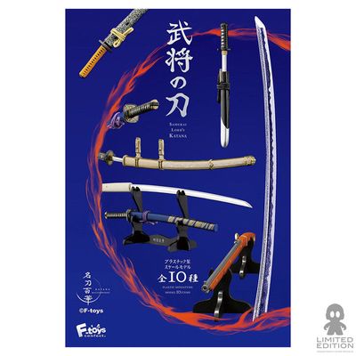 F-Toys Confect Set 10 Katanas Samurai