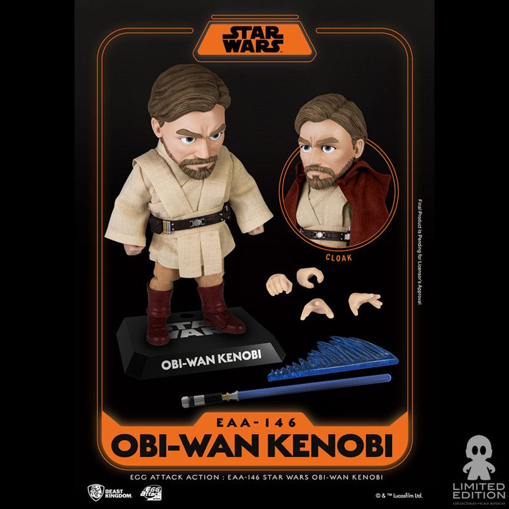 Preventa Beast Kingdom Figura Star Wars Obiwan Kenobi Star Wars - Limited Edition