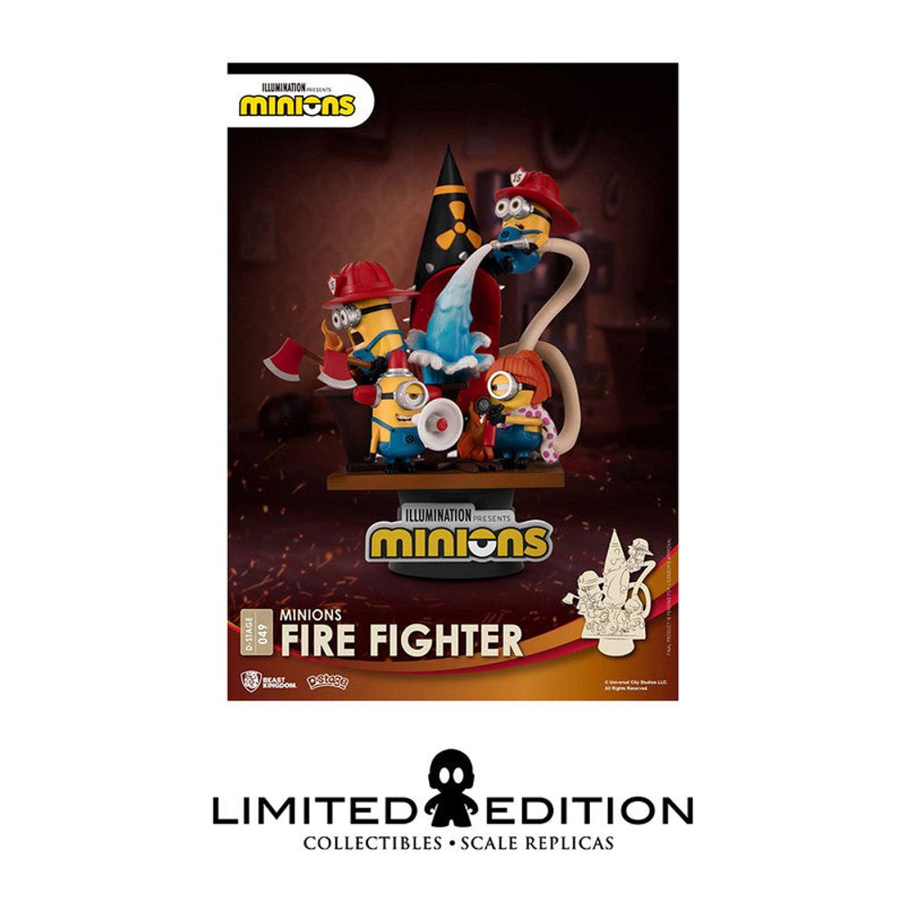 Beast Kingdom Estatuilla Minions Fire Fighter Minions