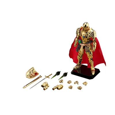 Beast Kingdom Figura Articulada Medieval Knight Iron Man Golden Dynamic Action Heroes By Marvel - Limited Edition