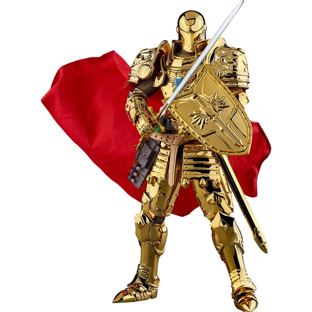 Beast Kingdom Figura Articulada Medieval Knight Iron Man Golden Dynamic Action Heroes By Marvel - Limited Edition