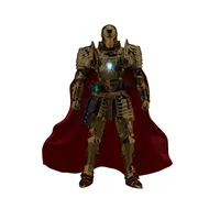 Beast Kingdom Figura Articulada Medieval Knight Iron Man Golden Dynamic Action Heroes By Marvel - Limited Edition