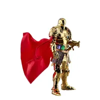 Beast Kingdom Figura Articulada Medieval Knight Iron Man Golden Dynamic Action Heroes By Marvel - Limited Edition