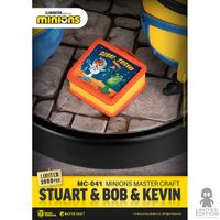 Beast Kingdom Estatuilla Master Craft Stuart Bob & Kevin Los Minions By Universal Studios - Limited Edition