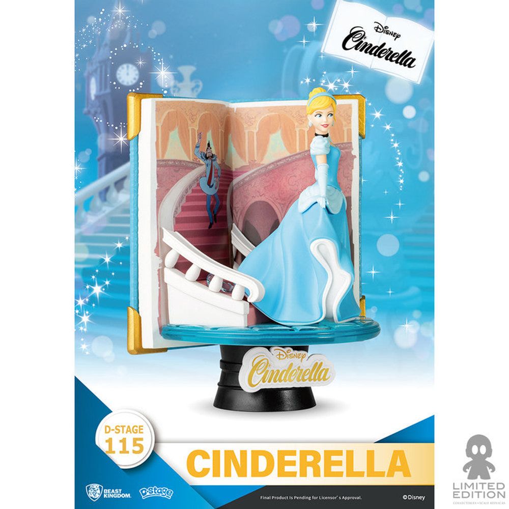 Beast Kingdom Estatuilla D-Stage Cinderella 115 Story Book Series La Cenicienta By Disney - Limited Edition