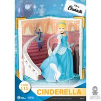 Beast Kingdom Estatuilla D-Stage Cinderella 115 Story Book Series La Cenicienta By Disney - Limited Edition