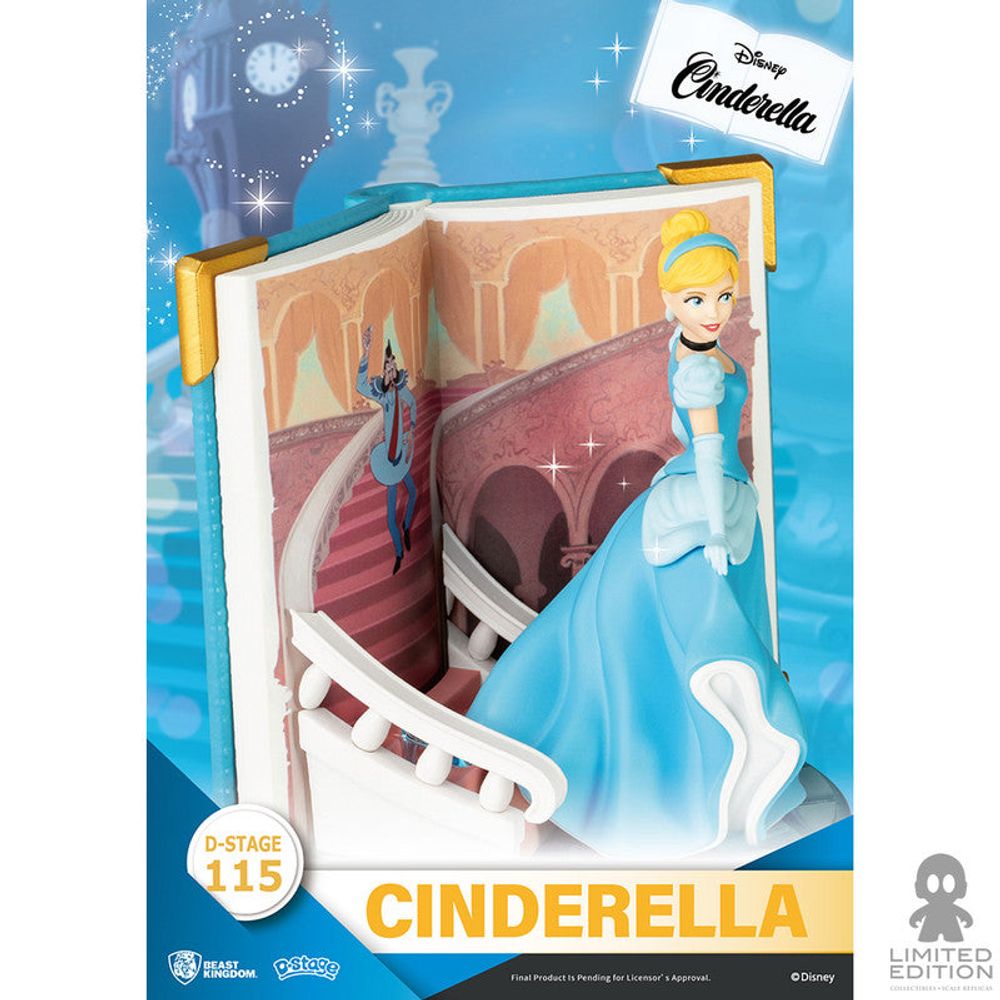 Beast Kingdom Estatuilla D-Stage Cinderella 115 Story Book Series La Cenicienta By Disney - Limited Edition