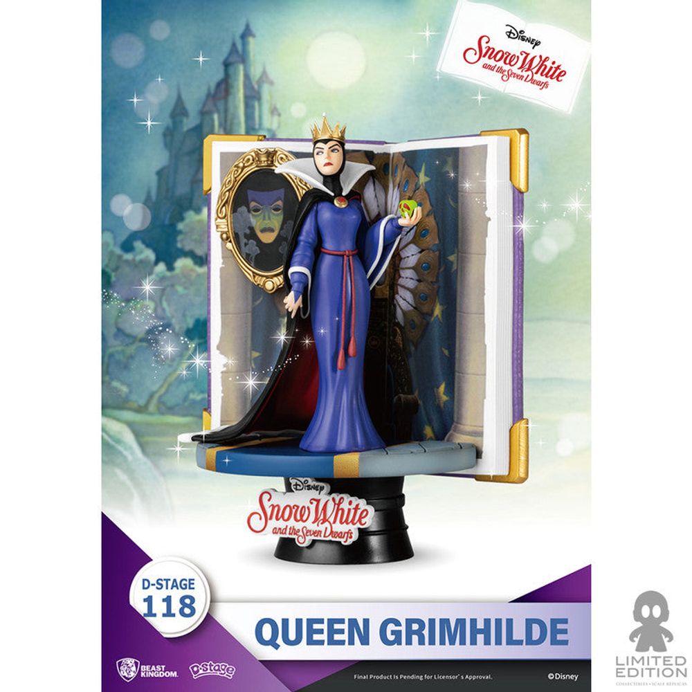 Beast Kingdom Estatuilla D-Stage Queen Grimhilde 118 Story Book Series Blanca Nieves By Disney - Limited Edition